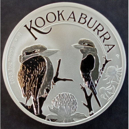 2023 1 Oz Australian Kookaburra Reverse