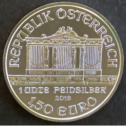 2018 1 Oz Austria Philharmonic Reverse