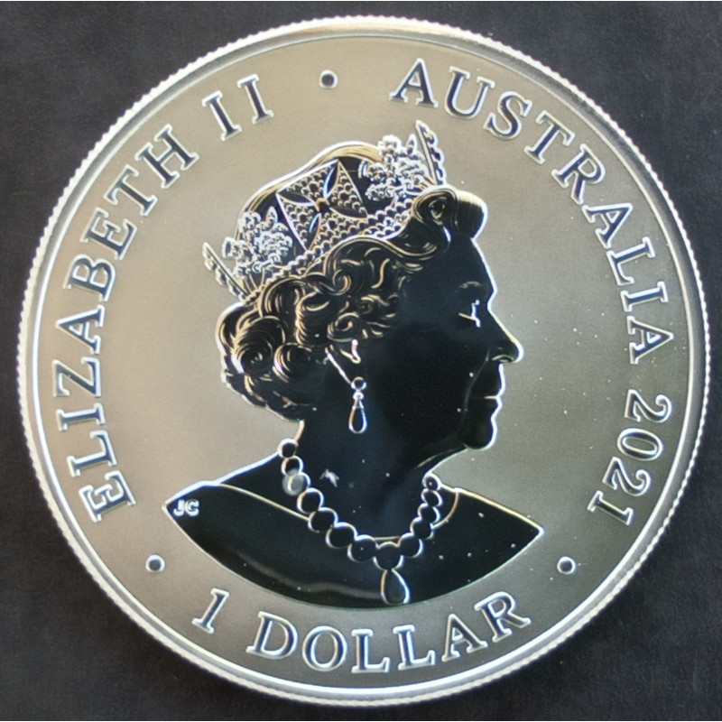 2021 1 Oz Australia Zoo Cheetah Obverse