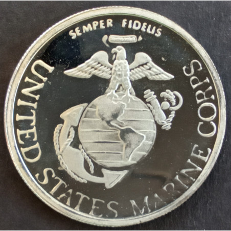 1991 1 Oz Desert Storm Marines Reverse