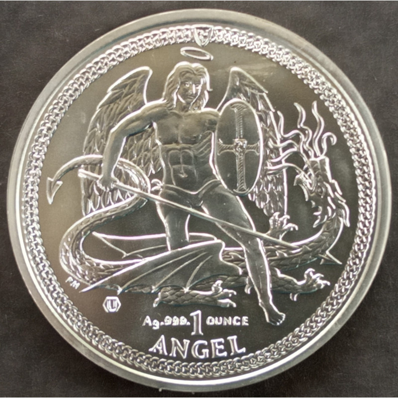 2015 1 Oz Isle of Man Angel Reverse