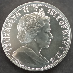 2015 1 Oz Isle of Man Angel Obverse