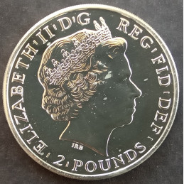 2014 1 Oz Great Britain Britannia Mule ERROR Obverse