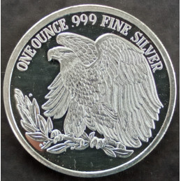 1986 1 Oz SilverTowne Tennessee Homecoming Reverse