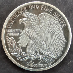 1 Oz SilverTowne Knife Collectors Sharp People Reverse