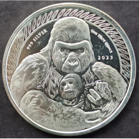 2023 1 Oz Congo Gorilla Obverse