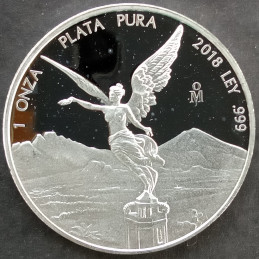 2018 1 Oz Mexican Libertad Proof Obverse