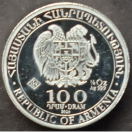 2023 1/4 Oz Armenia Noah's Ark Obverse