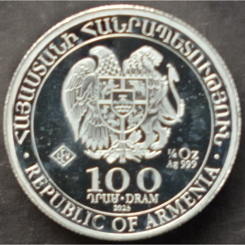 2023 1/4 Oz Armenia Noah's Ark Obverse