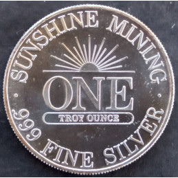 1988 1 Oz Sunshine Mint Silver Eagle Reverse