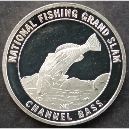 1 Oz NAFC Channel Bass Obverse