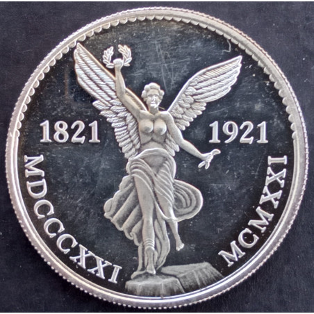 1982 1 Oz World Wide Mint Viva Mexico Winged Victory Obverse