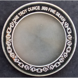 1 Oz SilverTowne Enameled Mother's Day Reverse