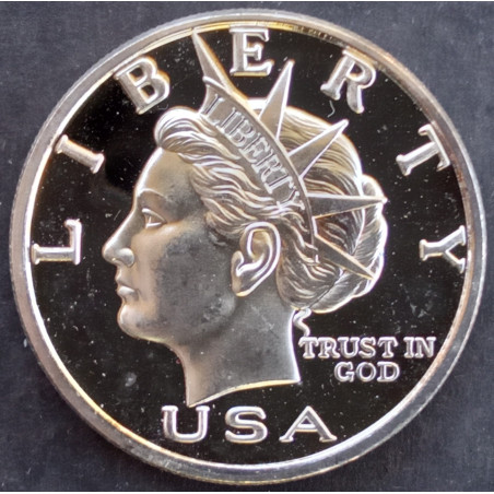 2000 1 Oz NorFed Liberty Dollar Type 3 Obverse
