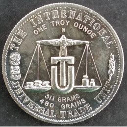 1974 1 Oz Hoffman & Hoffman World Trade Type 1 Reverse
