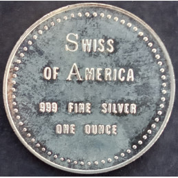 1 Oz Draper Mint Swiss of America Type 3 Obverse Reverse