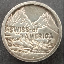 1 Oz Draper Mint Swiss of America Rolo Obverse