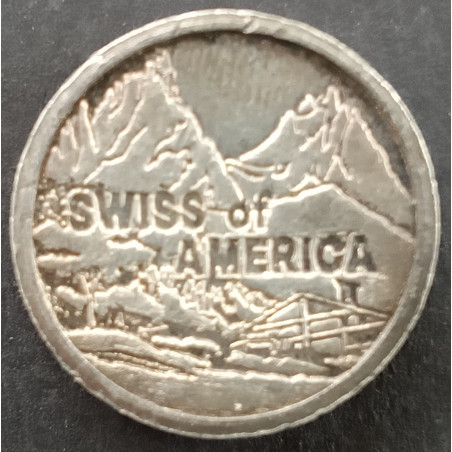 1 Oz Draper Mint Swiss of America Rolo Obverse