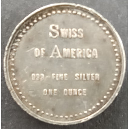 1 Oz Draper Mint Swiss of America Rolo Reverse