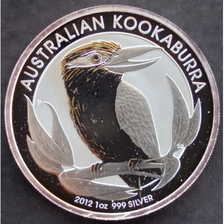 2012 1 Oz Australian Kookaburra Reverse