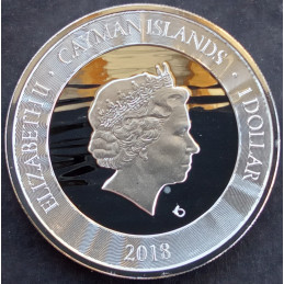 2018 1 Oz Cayman Islands Marlin Obverse