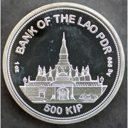 2021 1 Oz Laos Tiger Obverse