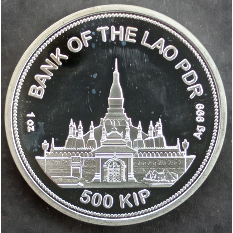 2021 1 Oz Laos Tiger Obverse