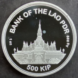 2022 1 Oz Laos Tiger Obverse