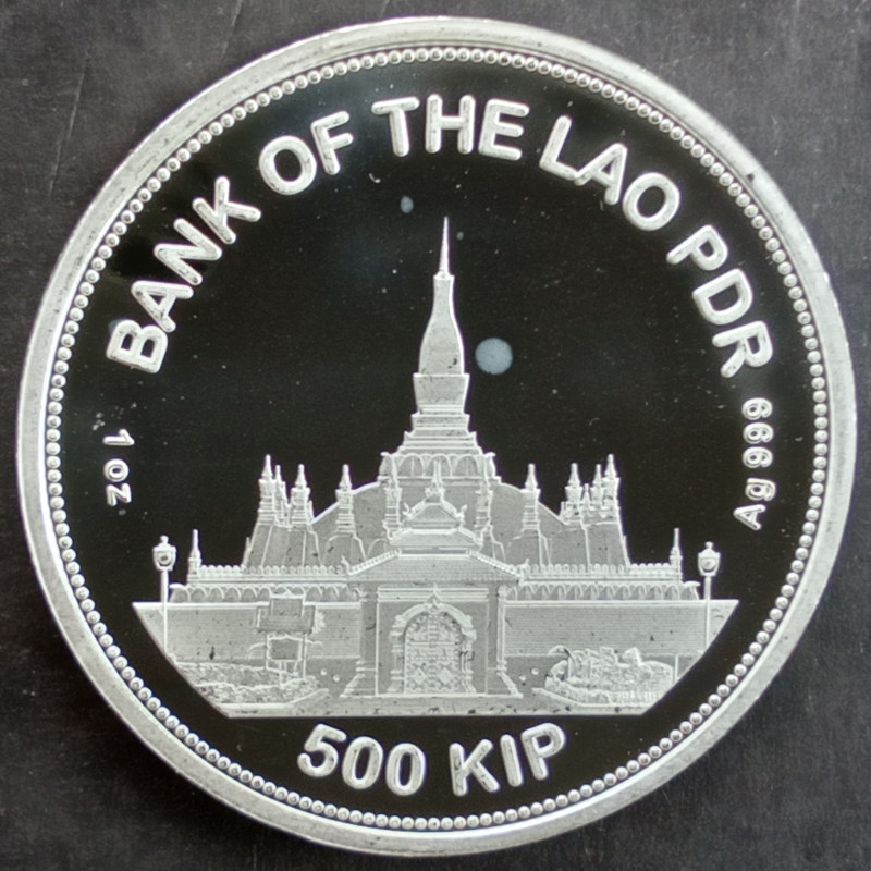 2022 1 Oz Laos Tiger Obverse