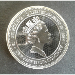 2019 1 Oz St. Helena Spade Guinea Reverse