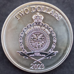 2023 1 Oz Niue Ram of Calvary Obverse