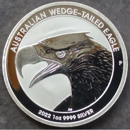 2022 1 Oz Australia Wedge-tailed Eagle Reverse