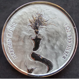 2018 1 Oz Fiji Mermaid Rising Reverse