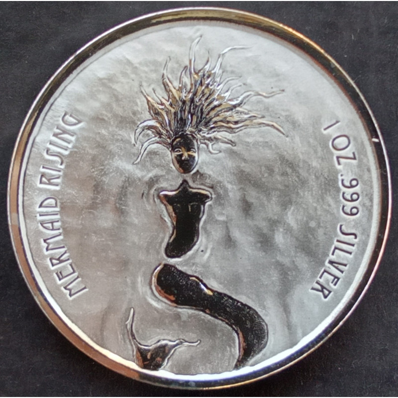 2018 1 Oz Fiji Mermaid Rising Reverse