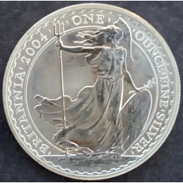 2004 1 Oz Great Britain Britannia Reverse