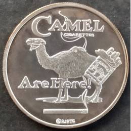 1998 1 Oz  RJ Reynolds Camels Are Here Reverse