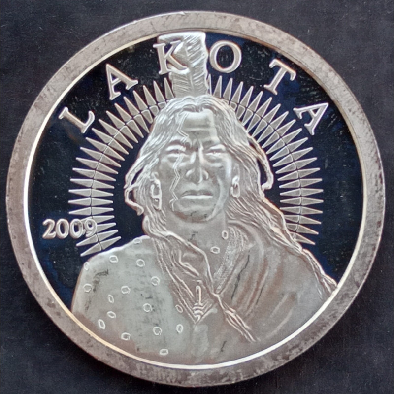2009 1 Oz AOCS Lakota Obverse