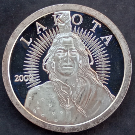 2009 1 Oz AOCS Lakota Obverse