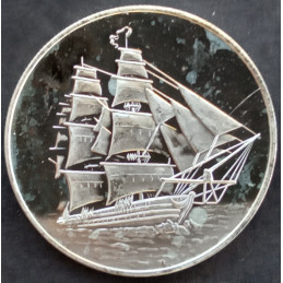 1 Oz American Pacific Mint USS Constitution/Trade Obverse