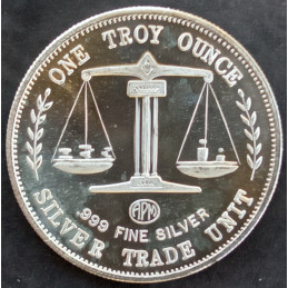 1 Oz American Pacific Mint USS Constitution/Trade Reverse