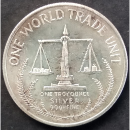 1 Oz American Pacific Mint Eagle Head Trade Reverse