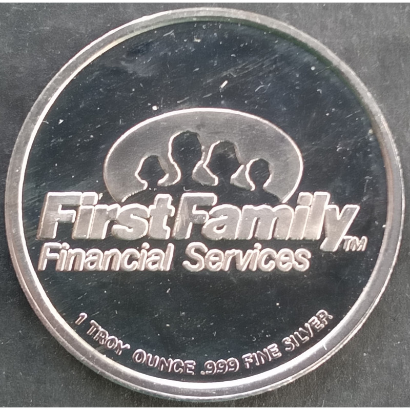 1 Oz  First Family Financial Auto Club Reverse