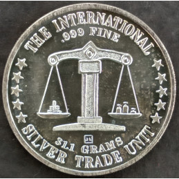 1 Oz TenTex USS Constitution Trade Reverse