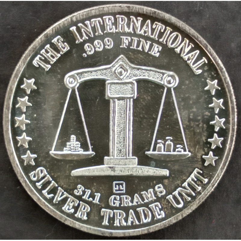 1 Oz TenTex USS Constitution Trade Reverse