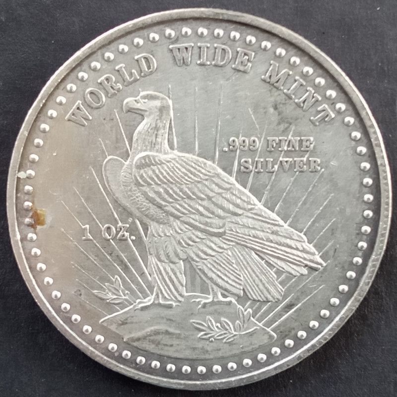 1981 1 Oz World Wide Mint True Value Hardware Reverse