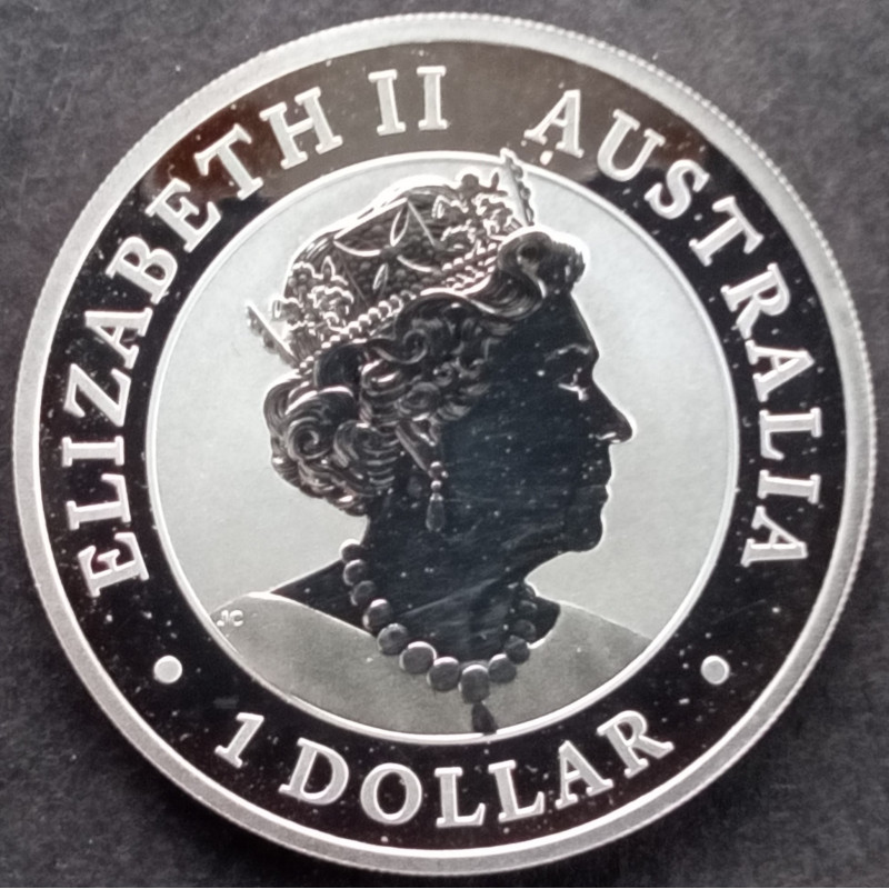 2019 1 Oz Australian Kookaburra Obverse