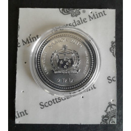 2019 1 Oz Samoa Seahorse Reverse