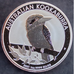 2021 1 Oz Australian Kookaburra Reverse