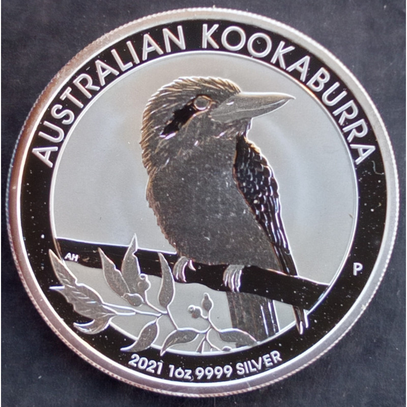 2021 1 Oz Australian Kookaburra Reverse