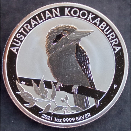 2021 1 Oz Australian Kookaburra Reverse